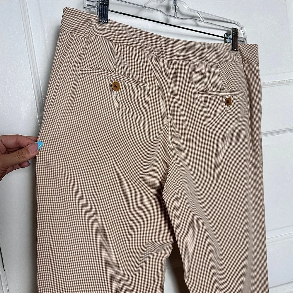 3/$20💥 Talbots‎ Signature Ankle Pants Plaid Chinos Cotton Preppy Preppy 8
